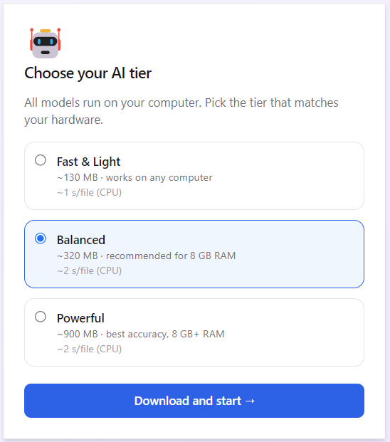 FileWhisperer AI — Describe: AI writes file descriptions with tone and audience control